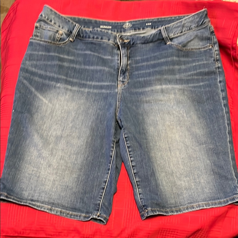 St. John's Bay Classic Blue Denim Shorts